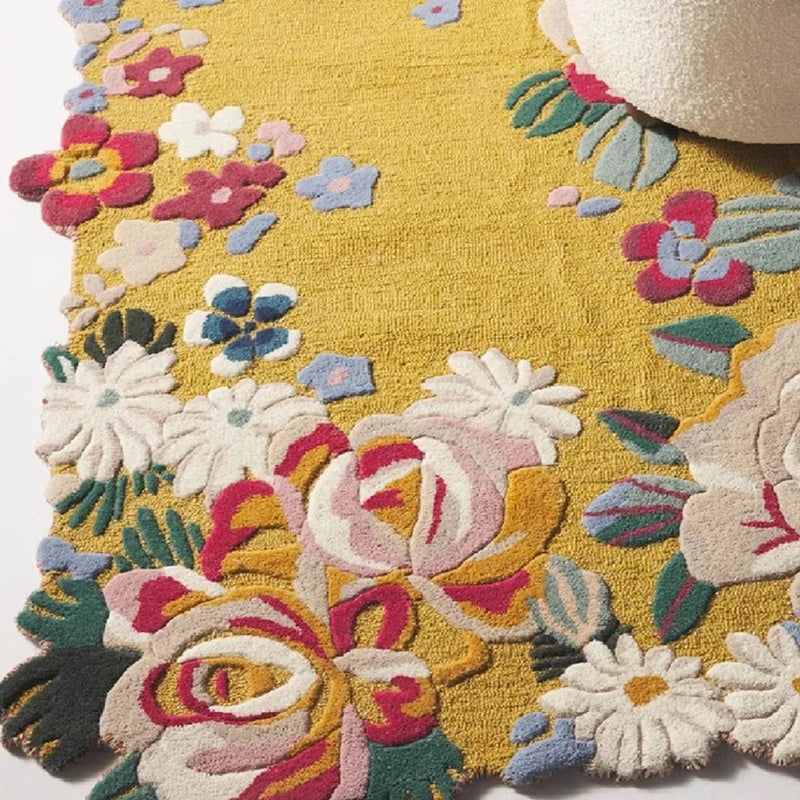 SkandiShop Flowers & Moss rug